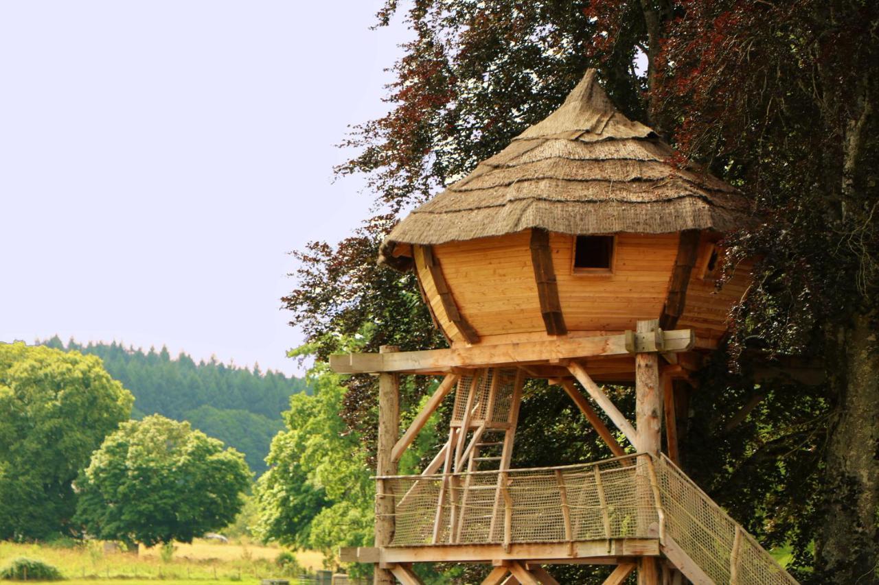 Cabane Perchee Dans Les Arbres Saint-Hilaire-en-Morvan Eksteriør bilde